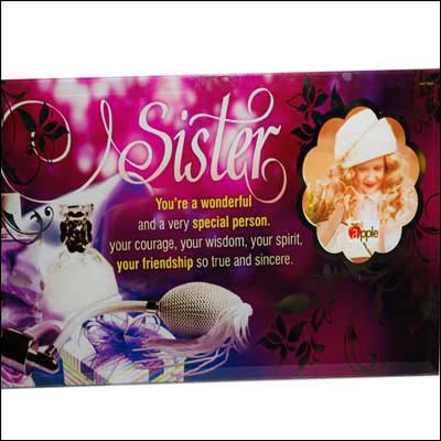 "Message Stand for Sister - code188-code003 - Click here to View more details about this Product
